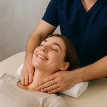 Експрес масаж шиї — масаж в обідню перерву